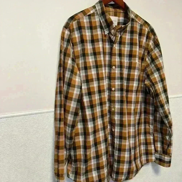 American Eagle Plaid Long Sleeve Button Down Shirt XXL / Perfect for Fall! - Picture 8 of 13